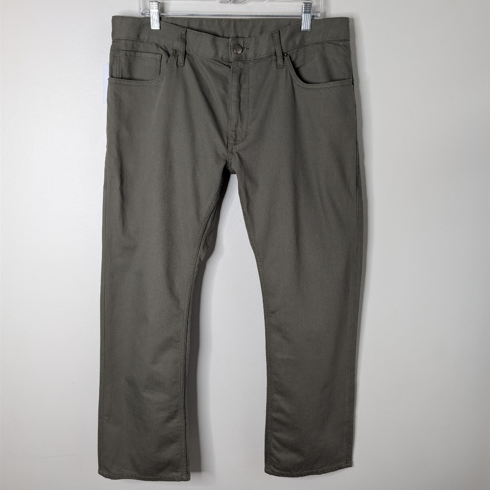 Munro Atelier 5-Pocket Green Jeans